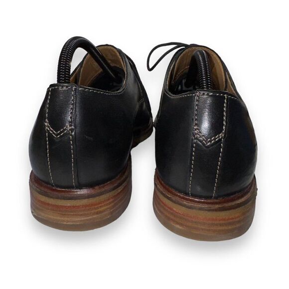 Clarks Clarkdale Apron Oxford Shoes Black Leather 26144457‎ Men\'s 10.5 M main image 11